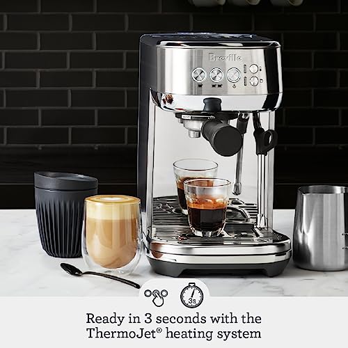 Breville Bambino Plus Espresso Machine,64 Fluid Ounces, Brushed Stainl –  Third River Coffee