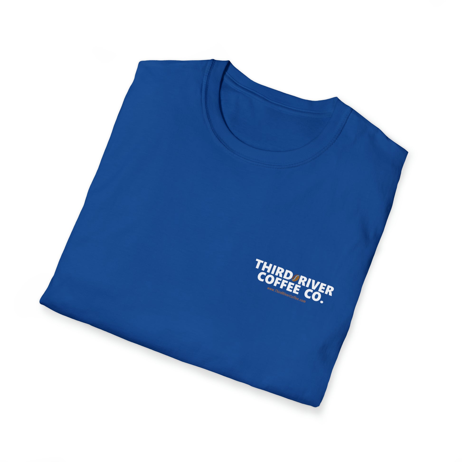 third river coffee blue t-shirt