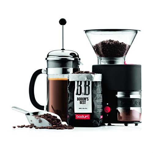 Bodum Bistro Burr Coffee Grinder, 1 EA, Black - Conical