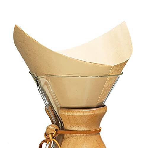 Chemex Natural Coffee Filters, Square, 100ct